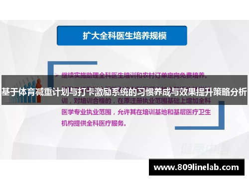基于体育减重计划与打卡激励系统的习惯养成与效果提升策略分析